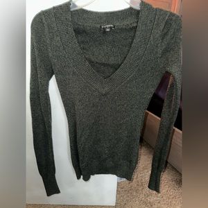 Womens Express Dark Olive Green Sweater. Size X-Small